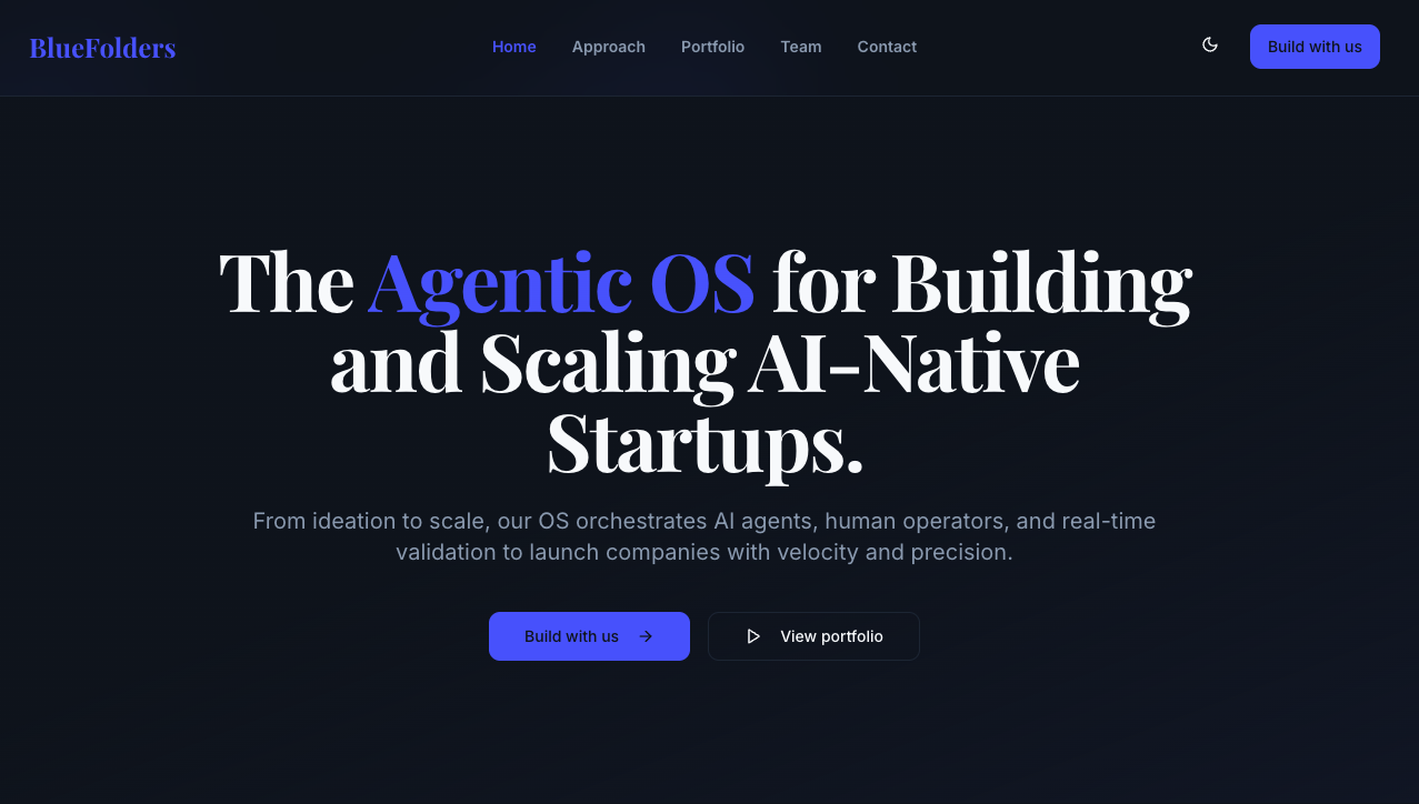 Hell yeah! I'm officially launching Bluefolders.ai